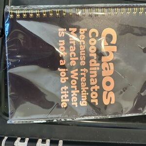 Chaos Coordinator Spiral Notebook